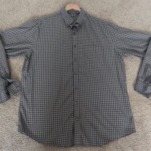 Van Heusen Checkered Shirt, Size XLT